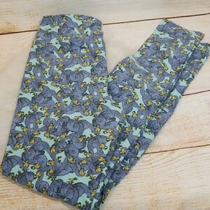 NWOT LulaRoe bird leggings one size butter soft